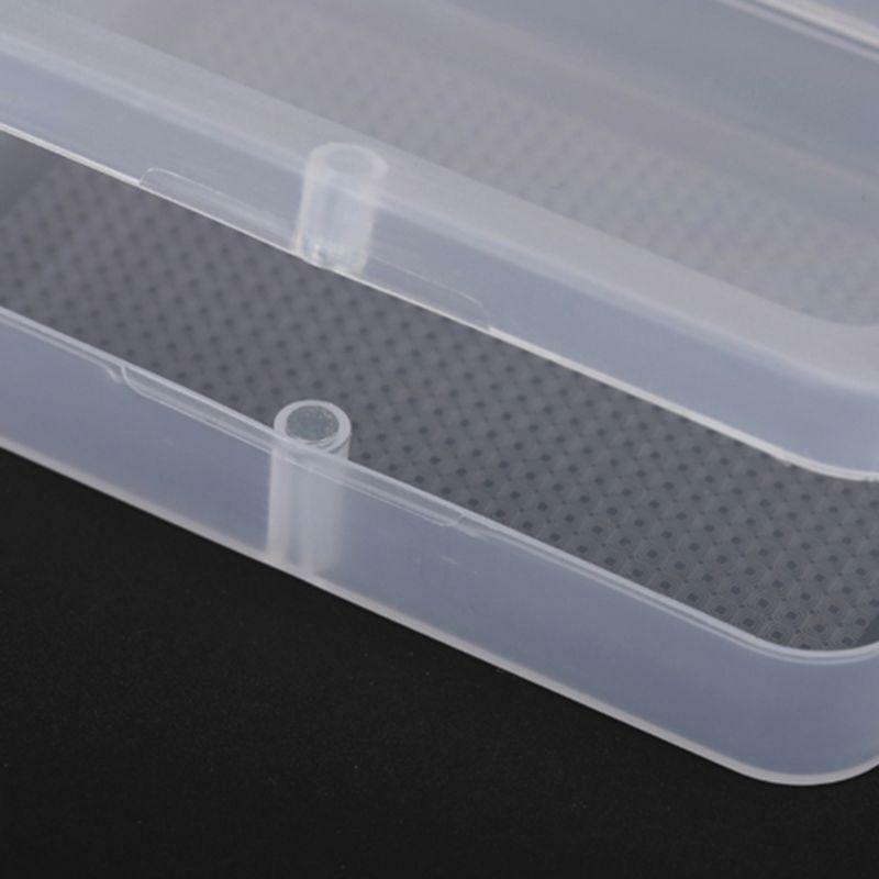 Trading Card Organizer Clear Card Case Empty Plastic Storage Box for Gaming Card