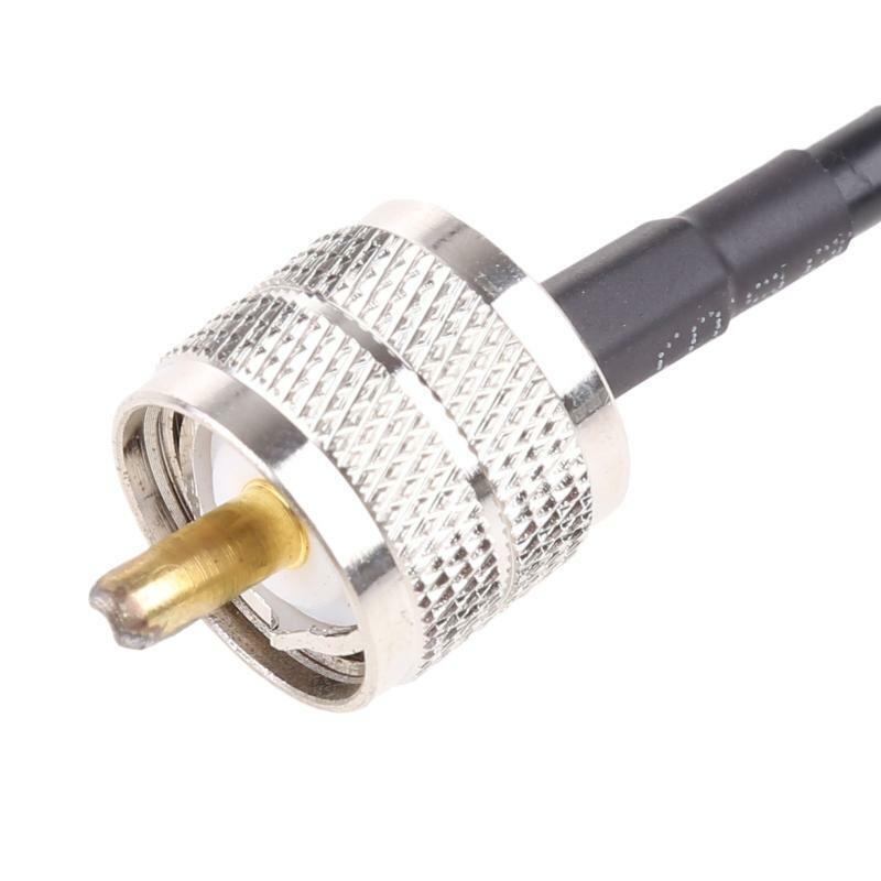 High-Power Digital Coax Cable UHF Male PL-259 to UHF Male Jumper Cable Easy Use