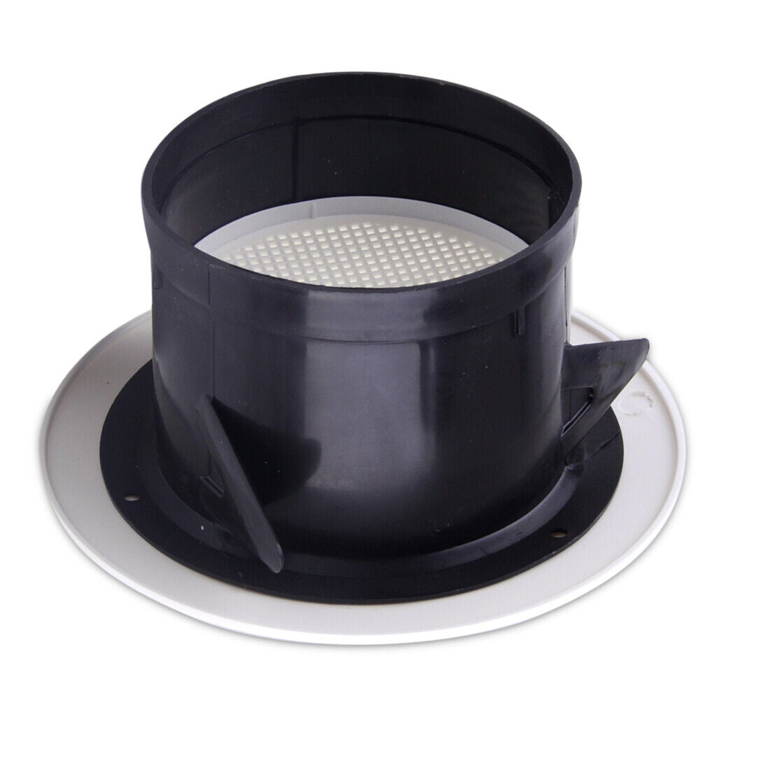 100mm Plastic Round Wall Air Exhaust Vent Grille Cover Ventilation In/Outlet Li