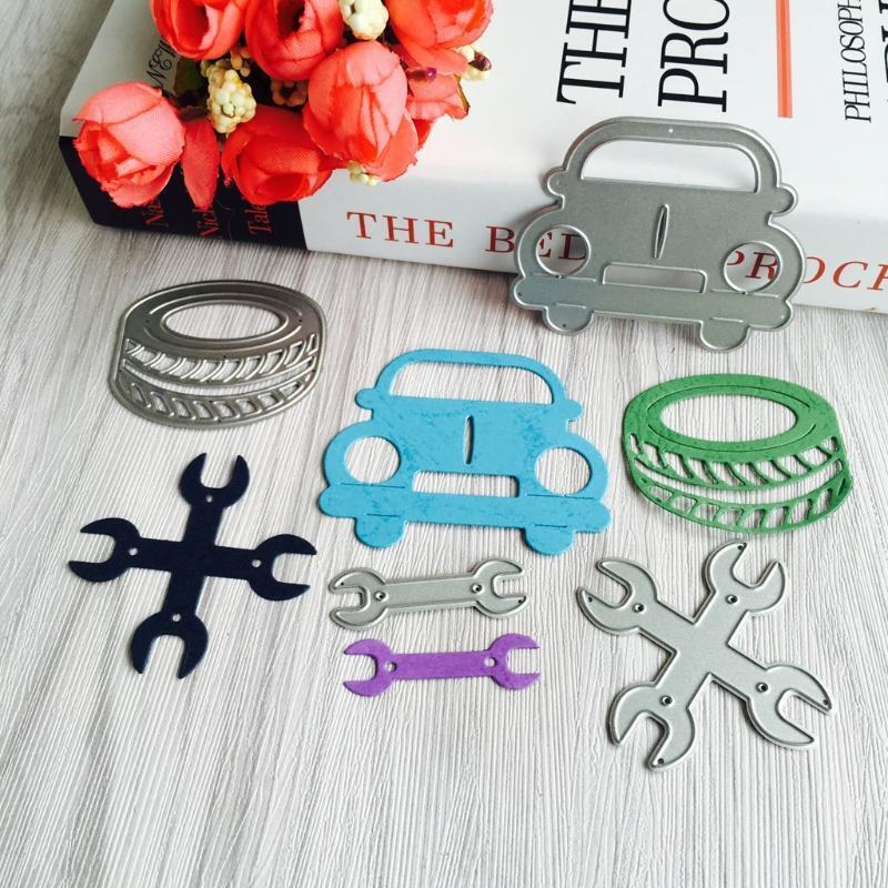 Tyre Paper Card Embossing Metal Steel Cutting Dies Stencils DIY Scrapbooking
