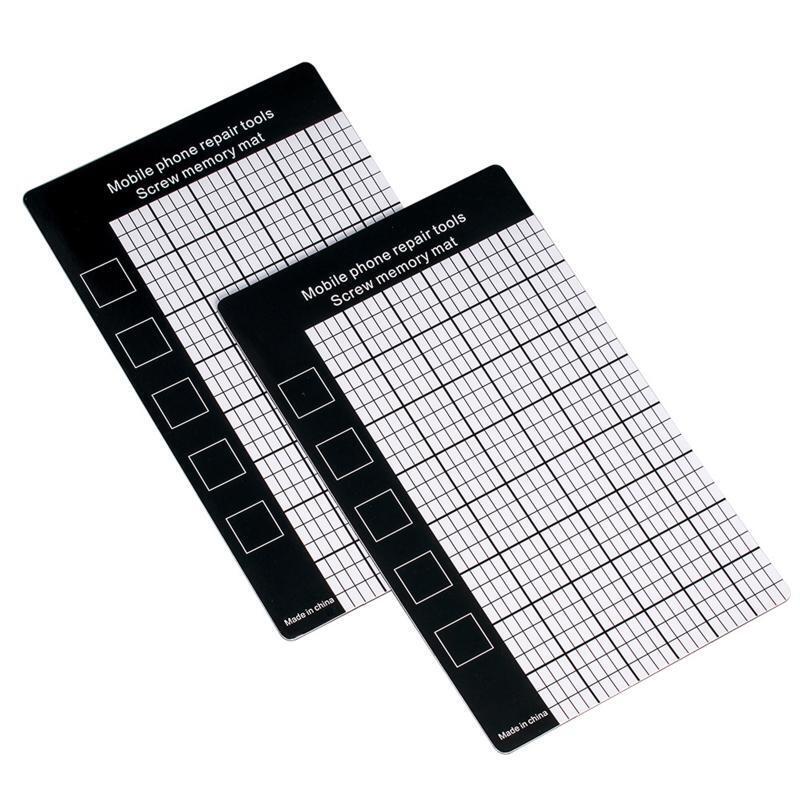 Work Pad Mobile Phone Screw Magnetic Project Mat with Scale Grid 9x14.5cm