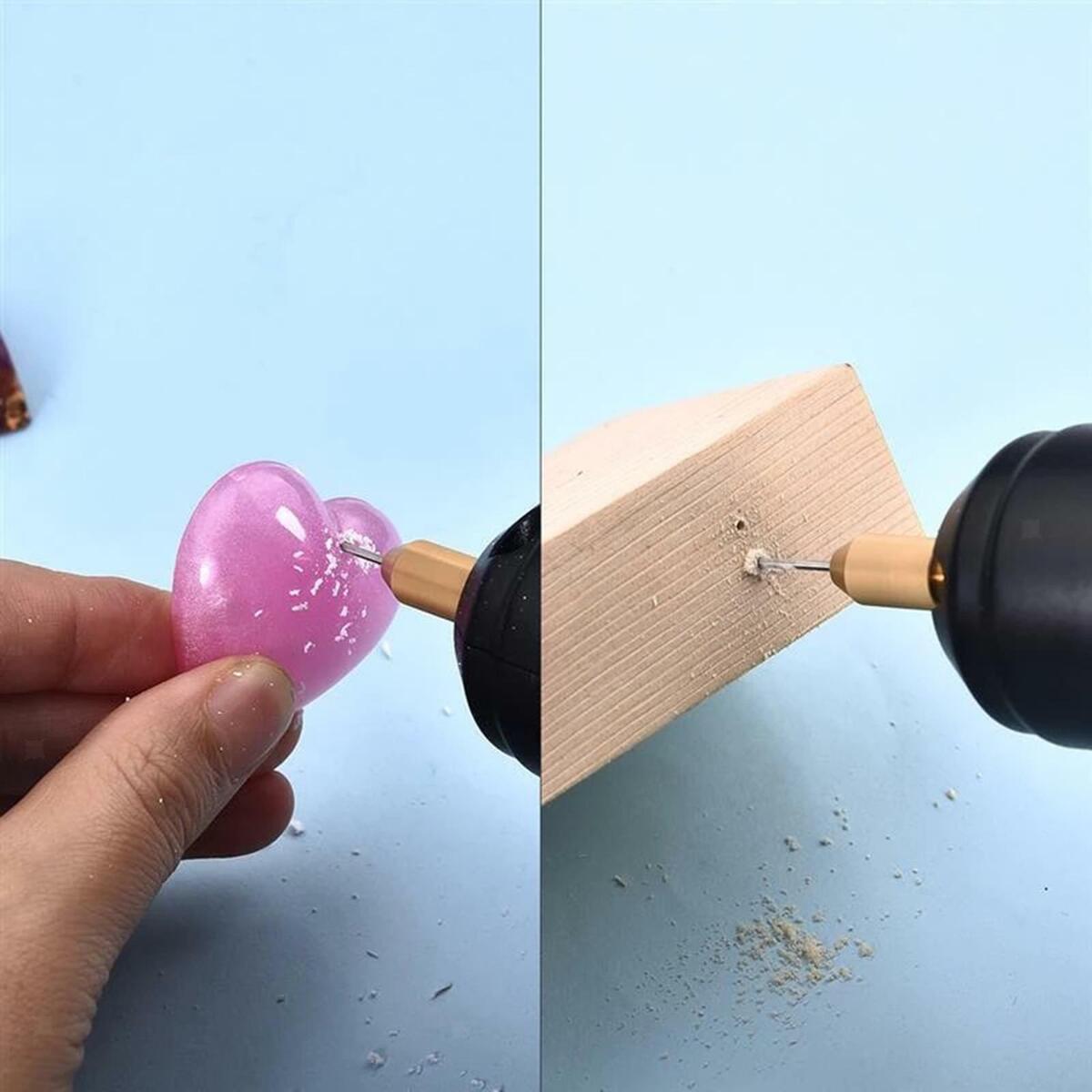 Mini  Drill with 5Pcs   Micro USB Drill  Craft Tools