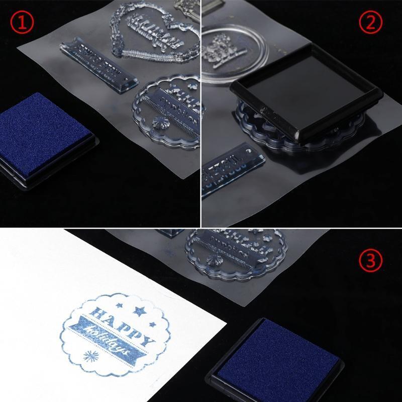 Wishes Clear Stamp Silicone Seal Sheet DIY Photo Scrapbook Craft Card Album S37