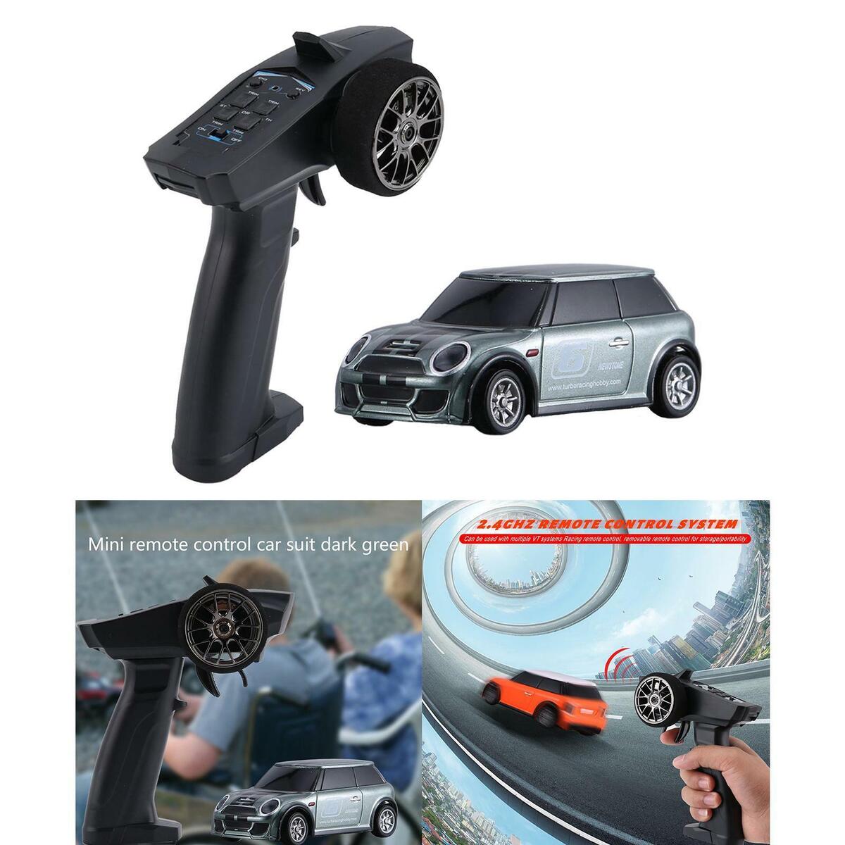 1/76 2.4GHZ Car  Mini Race Car for  Car USB Charging Gifts