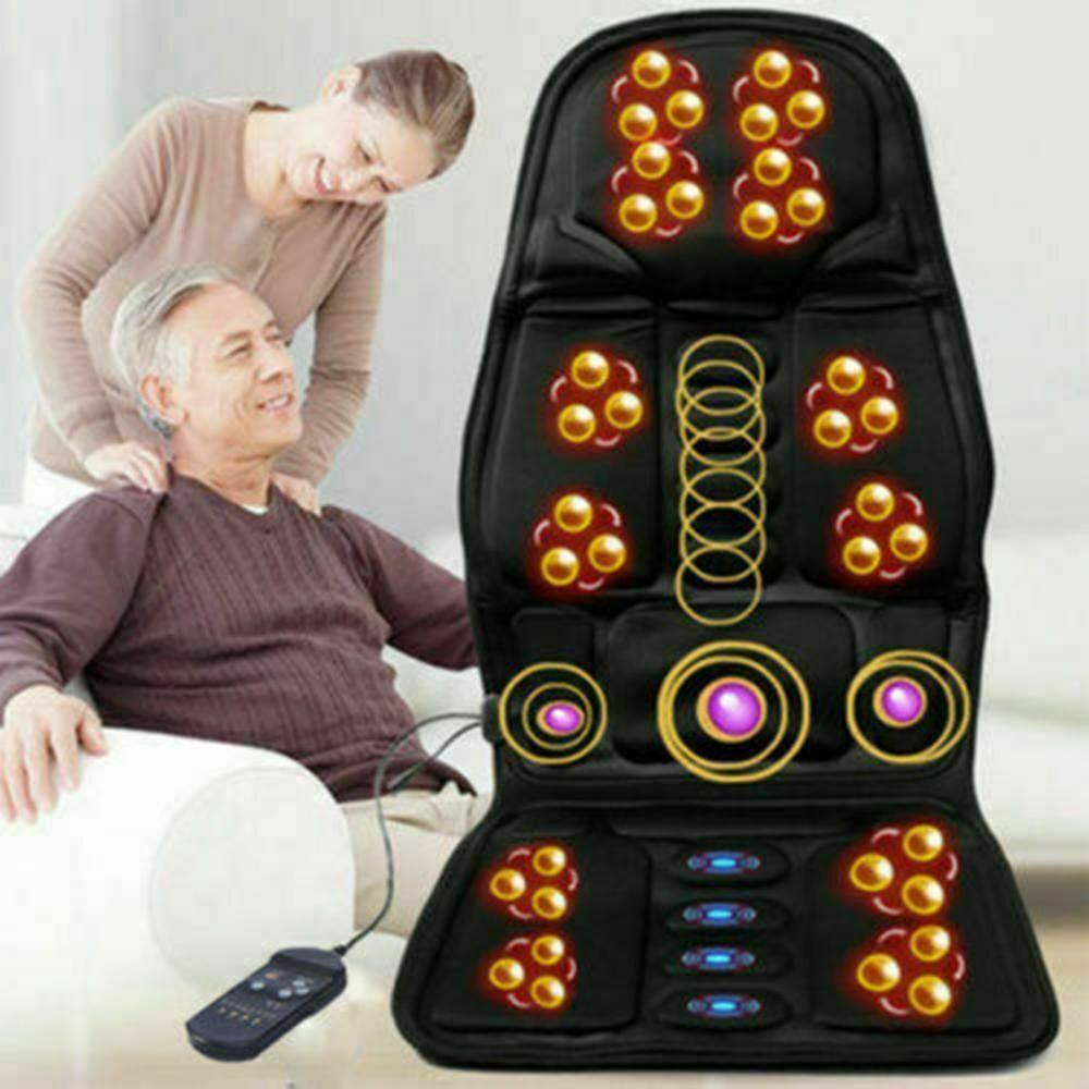 Relaxation Neck Mat Massager Massage Cushion Shiatsu Back Car Chair Seat Pad