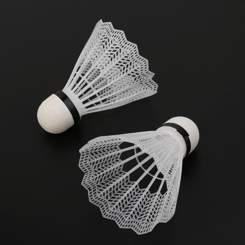 12Pcs White Badminton Plastic Shuttlecocks Indoor Outdoor Gym Sports Accessories