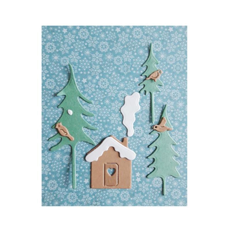 Delicate Christmas Metal Cutting Dies for DIY Paper Art Crafts Photo Album Decor