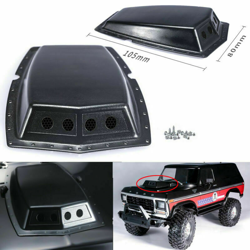 Hood Air Vent Body Intake Grille for 1/10 RC TRAXXAS FORD BRONCO Car DJC-9102