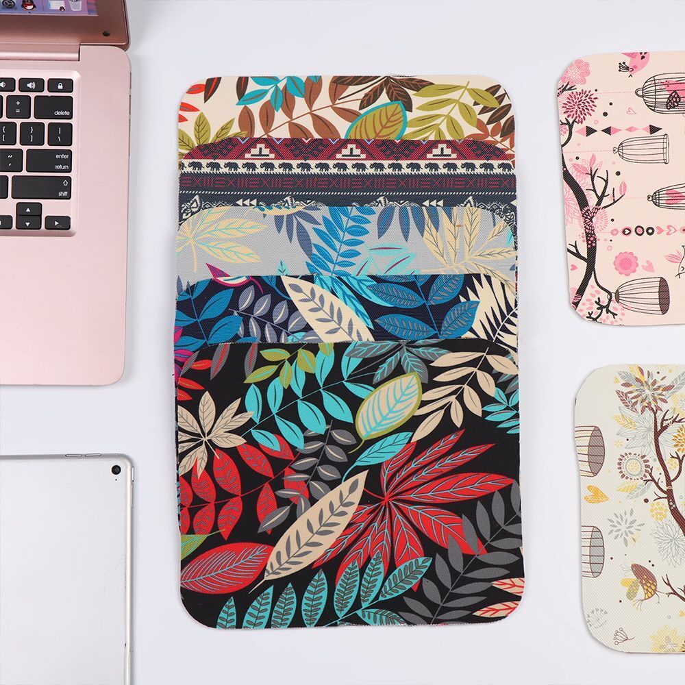 Mat Table Decoration Durable Canvas Mice Mat Ethnic Style Desk Cushion Mousepad