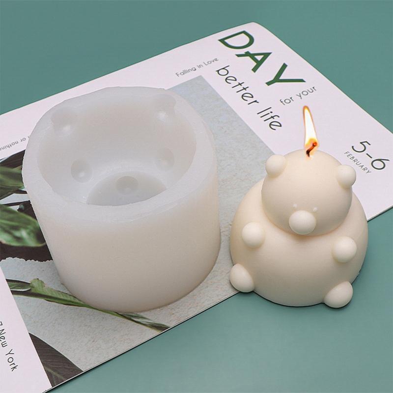 Silicon Bear Soap Mold Handcraft Cake Mold Cookie Decor Cake Decoration Jewelry