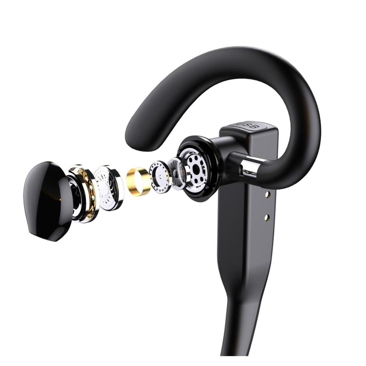 Headset 5.0, Wireless  Earpiece Hands Free Earphones with Mic