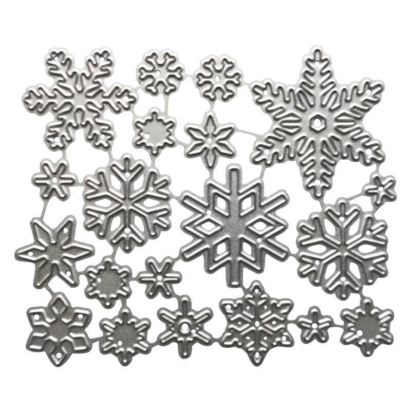 Winter Snowflakes Metal Cutting Dies Stencil DIY Scrapbooking Album Paper Card