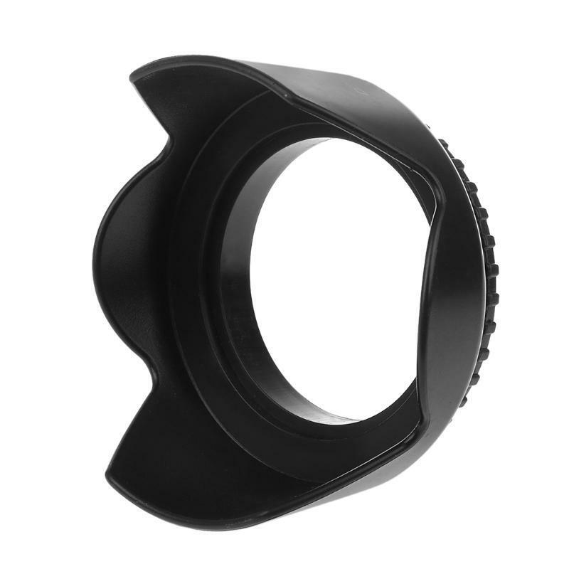 55mm Screwed Flower Petal Sunshade Lens Hood For Nikon Sony DSLR Camera