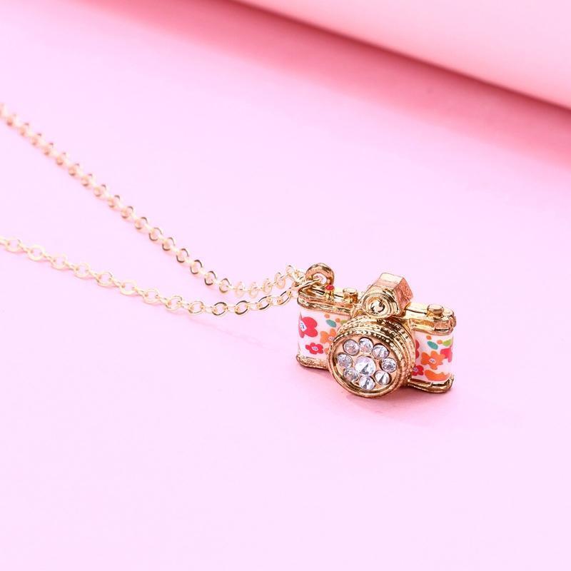 Flash Camera Pendant Necklace Photoflash Camera Necklace Camera Exquisite