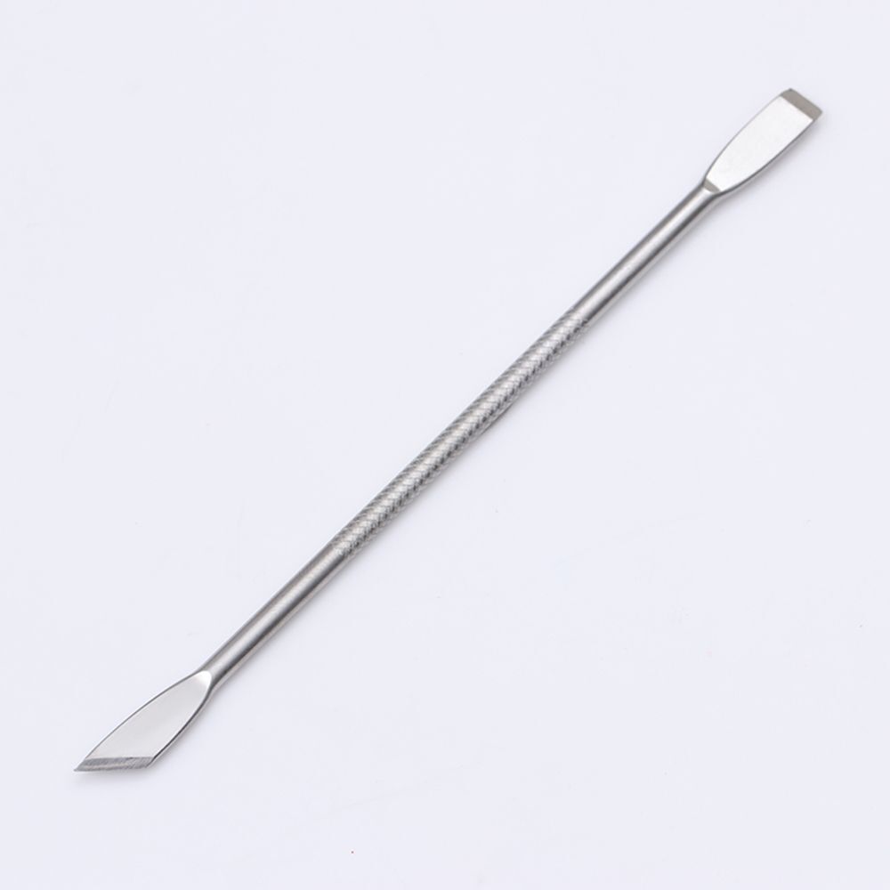 Anti-slip Handle UV Gel Stainless Steel Remover Pusher Nail Cuticle Dual-ended