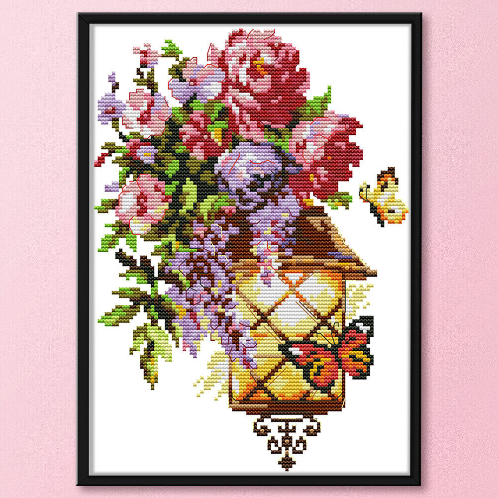 Hope Light 14CT Stamped Cotton DIY Cross Stitch Decor Embroidery (H796)