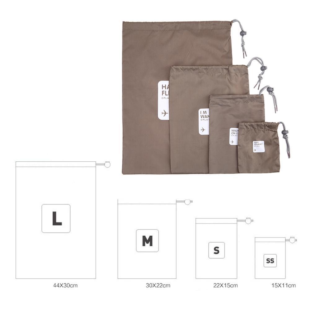 4pcs/set Receive Travel Bag Household Waterproof Clothing Storage Bags