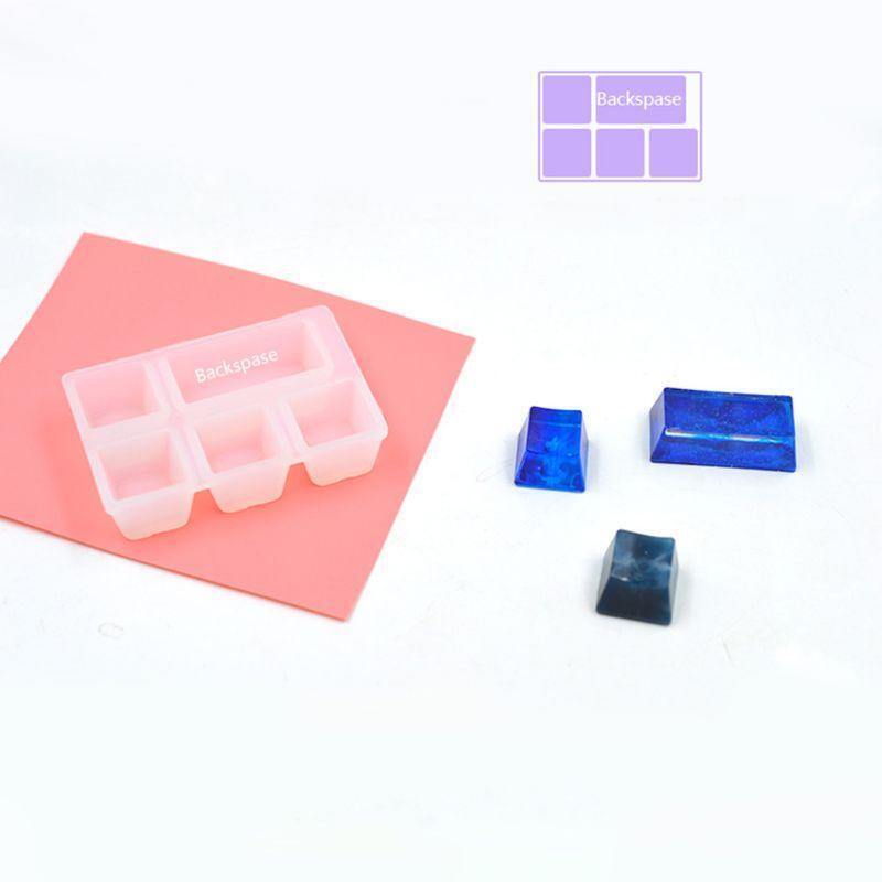 Manual DIY Mechanical Keyboard Key Cap Silicone Mold UV Crystal Epoxy Mold Craft