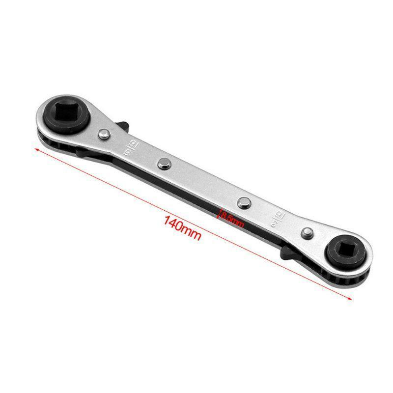 3/16" 1/4" 5/16" 3/8" Double End Ratchet Wrench Air Conditioning Refrigeration