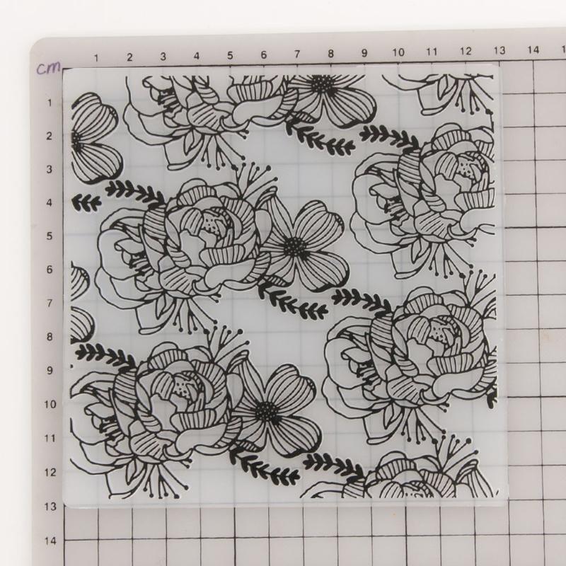 Exquisite Plastic Embossing Folder for DIY Cards Photo Album Crafts Scrapbooking