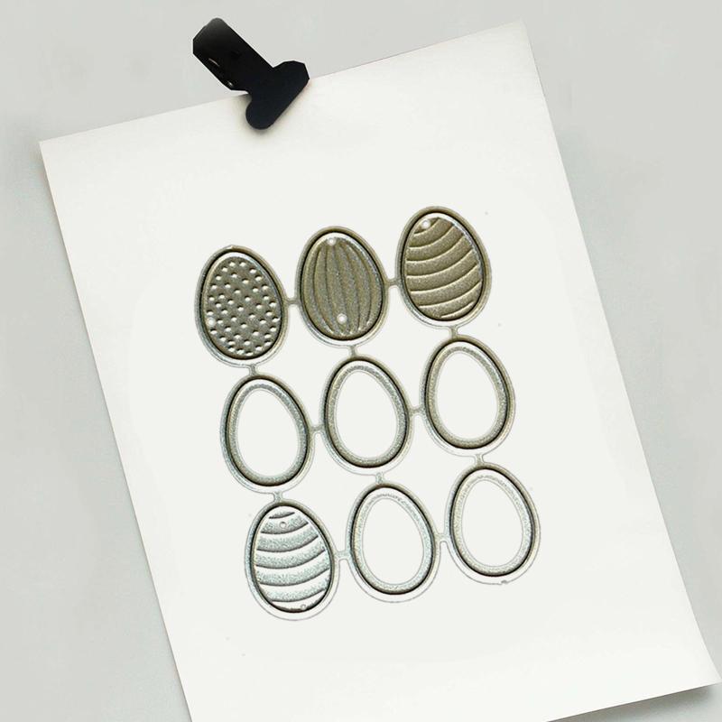 Cutting Dies Easter Eggs Embossing Dies Stamps for Card Making Decorative Craft