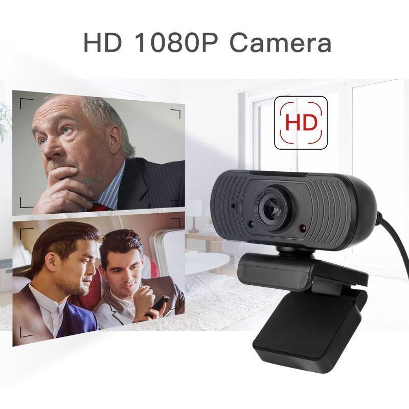 1080p Rotatable Cameras Video Recording Web Camera with Microphone PC Computer