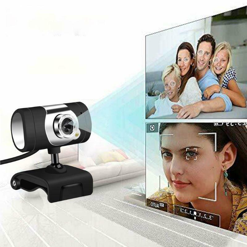 Home Durable Study Laptop Webcam Camera USB H-D Computer PC With Microphone