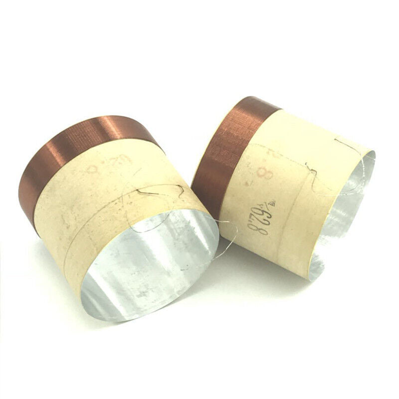 2 pcs of 62.8mm white aluminous bass loudspeaker woofer speaker voice coil