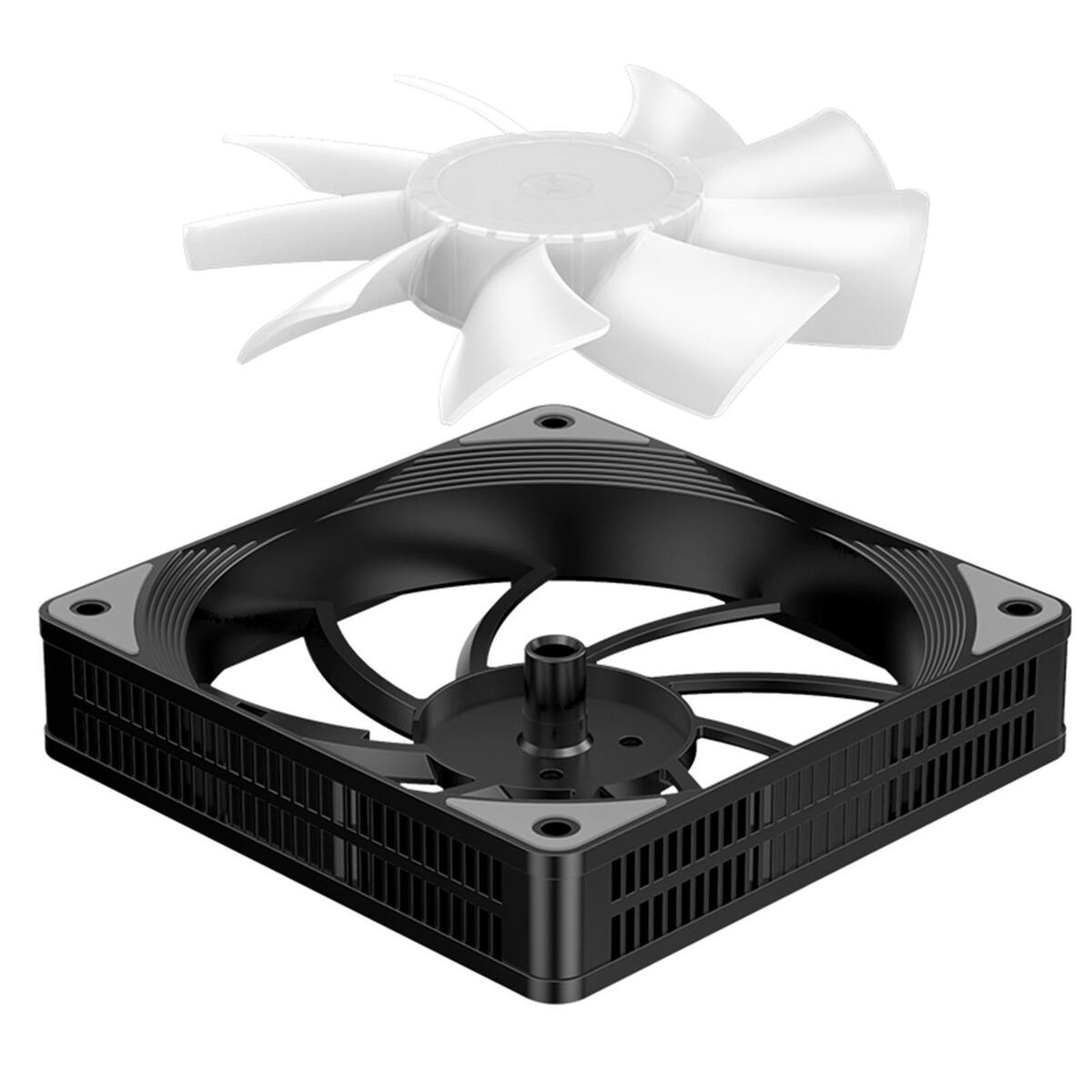 3Pcs 120mm Case Cooling Fan 1200RPM  Silent Liquid Radiator Colorful