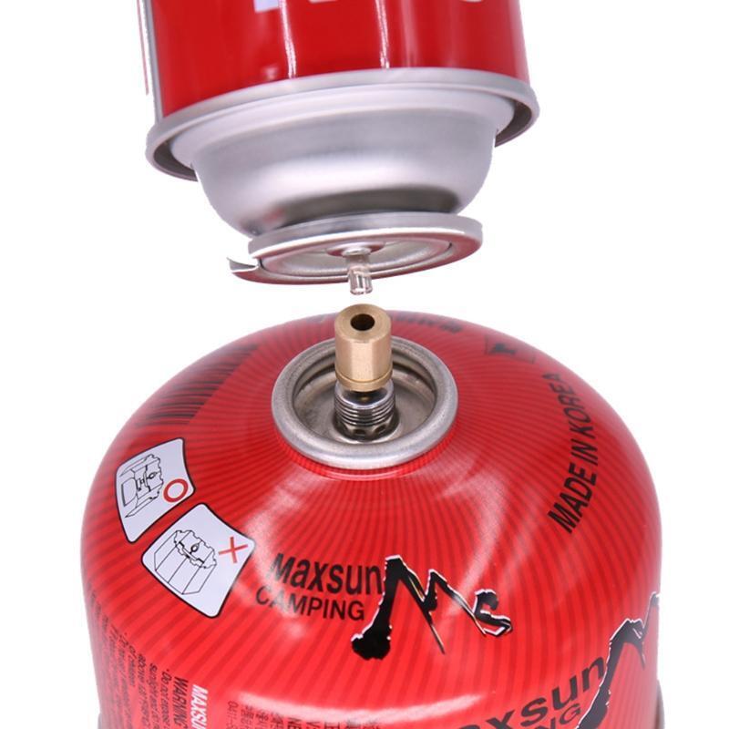 Gas Cylinder Gas Tank Burner Hiking Inflate Butane Canister Gas Refill Adapter