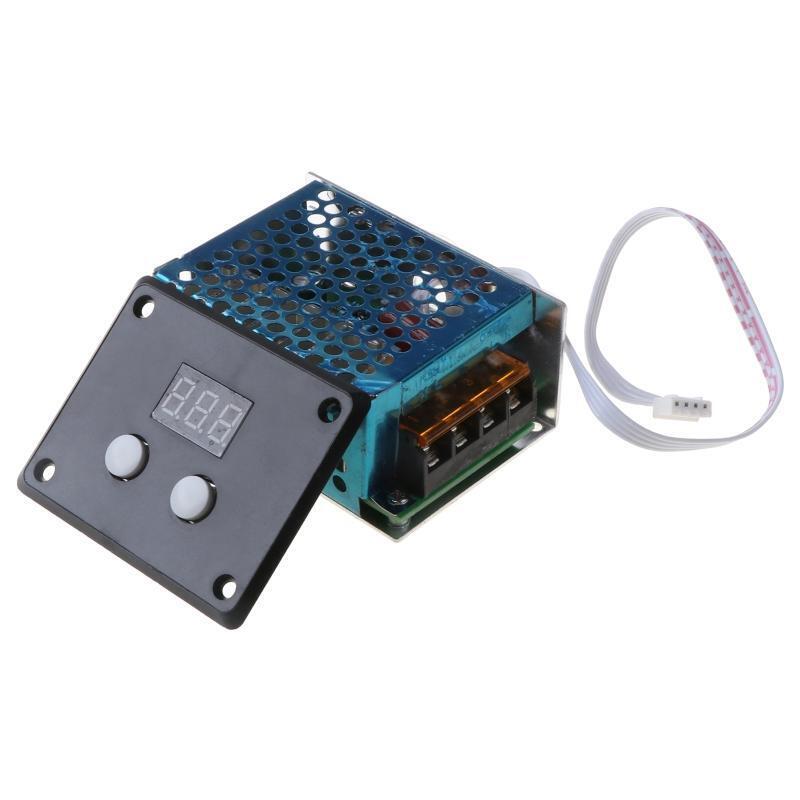 LED Display AC 220V 4000W SCR Voltage Regulator Control Light Dimmer Thermostat