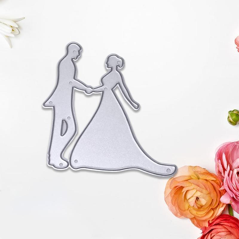 Lovers Metal Cutting Dies Stencil DIY Scrapbook Album Paper Card Template Mold
