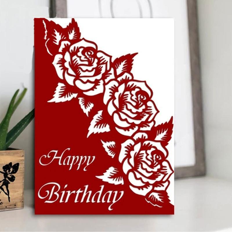 Oblique Rose Edge Boarder Metal Cutting Dies Stencil DIY Scrapbooking Template