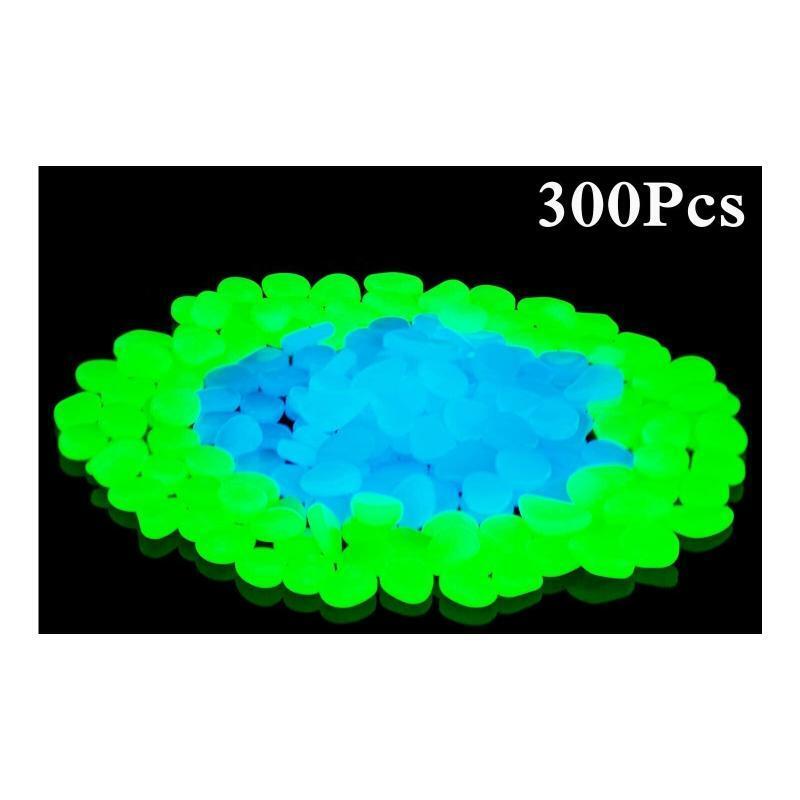 Glow in the Dark Pebbles Stones for Aquarium DIY Bonsai Plant Ornament Accessory