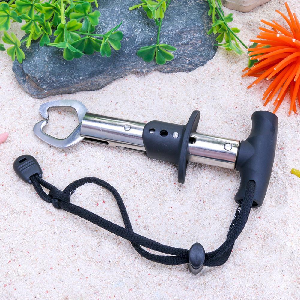 Mini T Shape Fish Lip Stainless Steel Fishing Gripper Handle Lip Grabber
