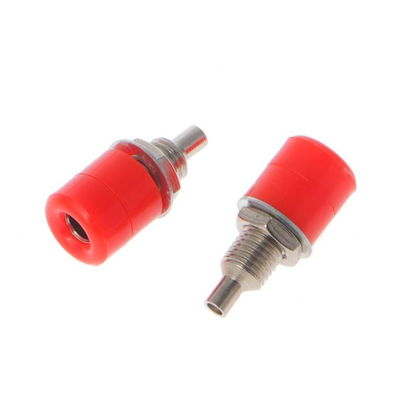 10 Pcs 4mm Female Banana Plug Socket Connector Binding Post Amplifier Terminal