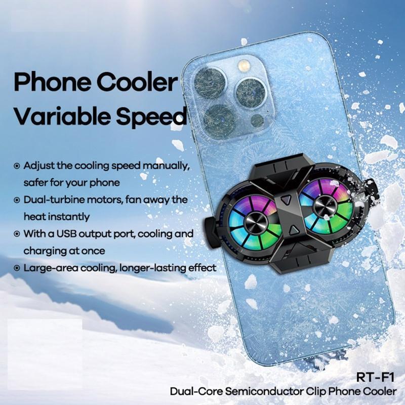 Cell Phone Cooler for Phone Heatsink Phone Radiator Widely Compatible Phone Cool