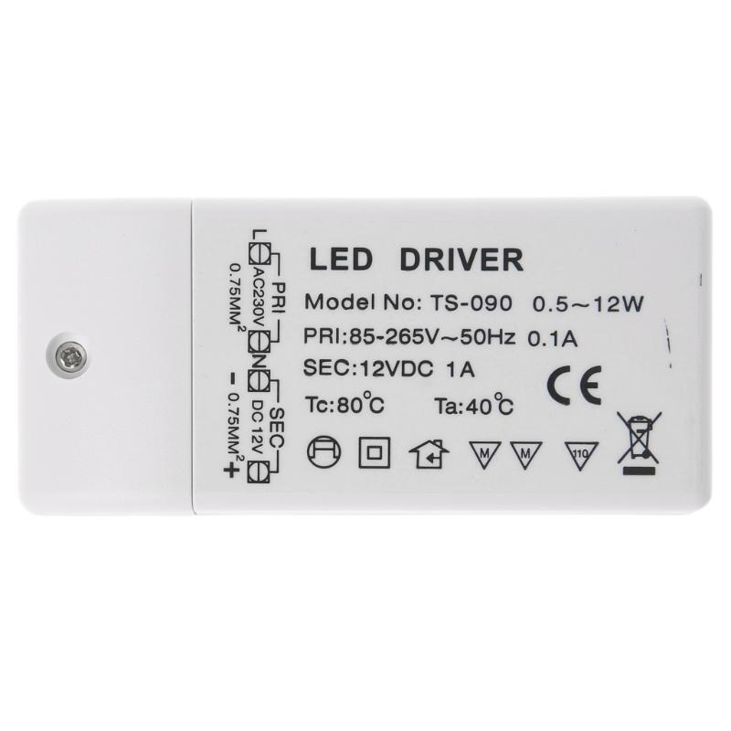 AC 85-265V To DC 12V 12W LED Driver Power Supply Transformer For MR11 MR16 Bulb