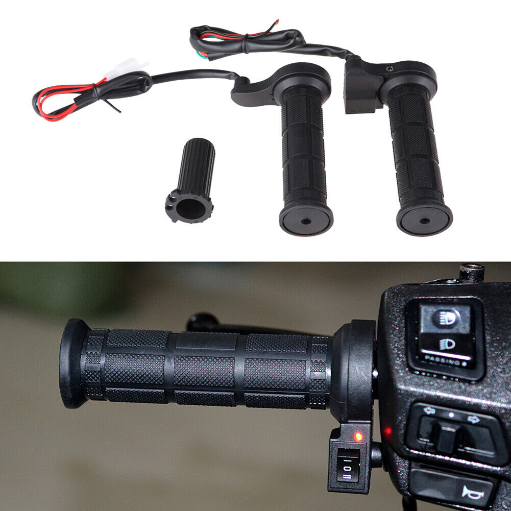 Motorcycle 22mm Electric Hand Heated Moded Grips ATV Warmers Handlebar
