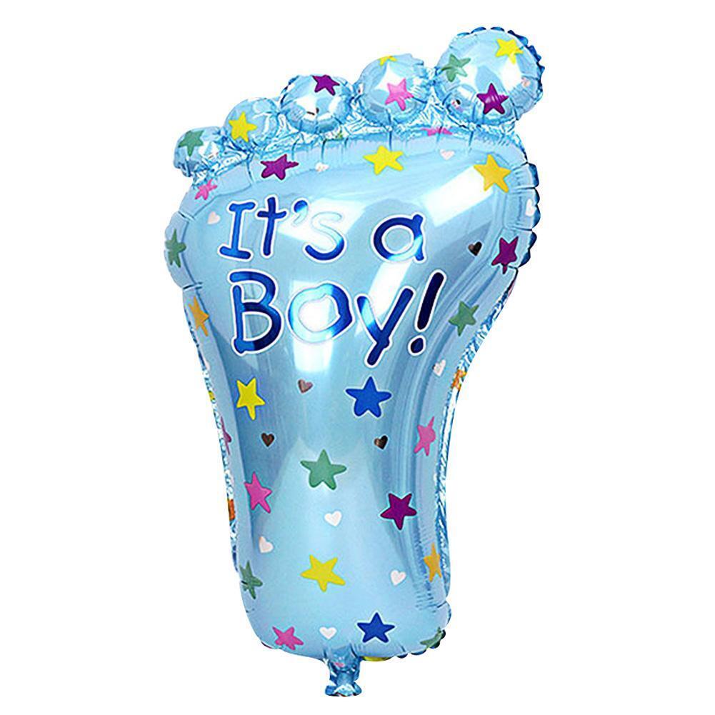 5pcs Mini Balloon Set Baby Boy Girl Foil Balloon Birthday Party Decor(Boy)