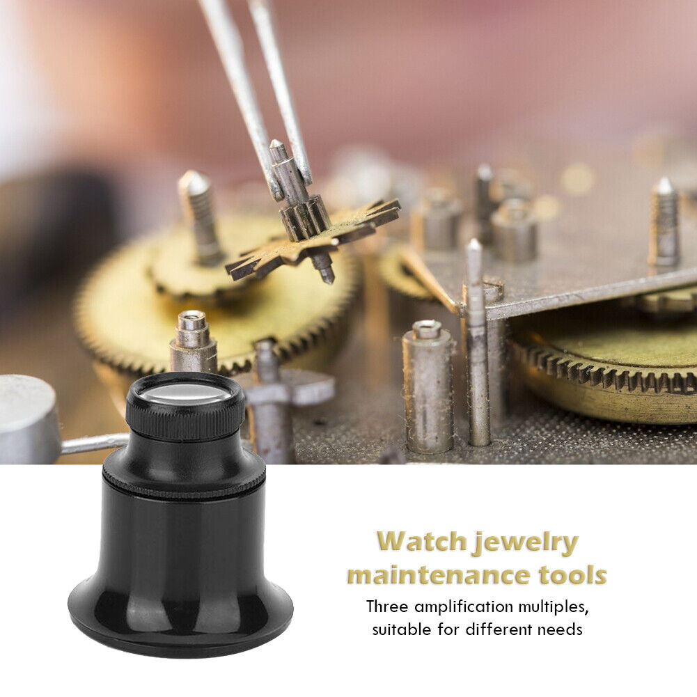 20X Watch Repair Eye Magnifier Lens Monocular Magnifying Glass Jewelry Tool