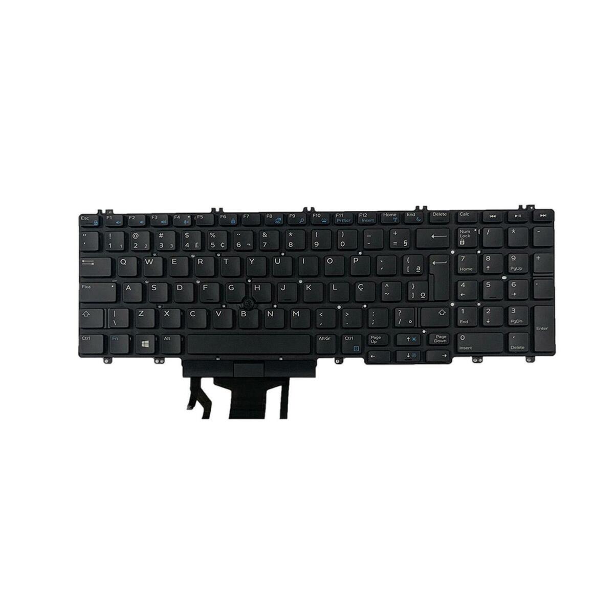 Laptop Keyboard Brazilian Layout w/ Backlit for  7530 7730