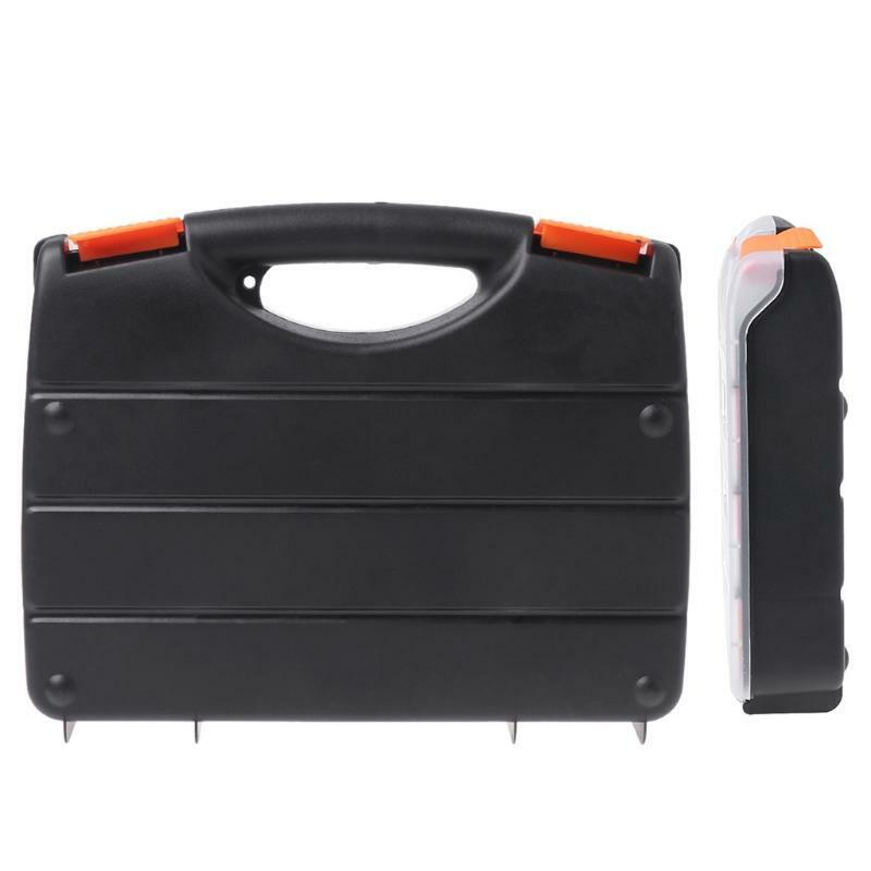 Plastic Hand Tool Storage Case Spanner Screwdriver Parts Hardware Organizer Box
