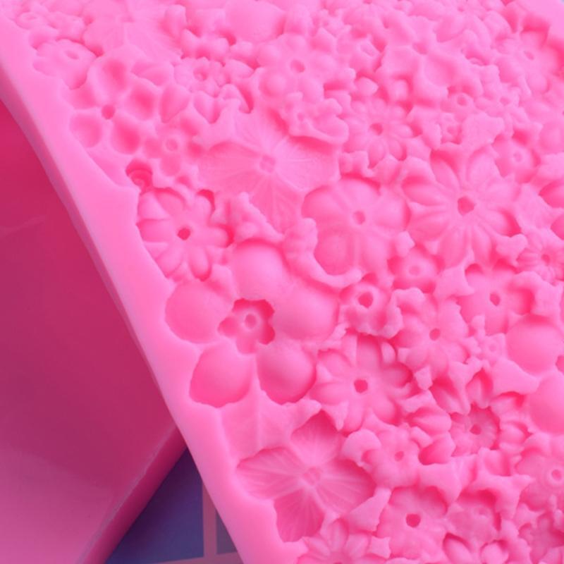 Flower Plastic Cake Stencil Airbrush Cookies Fondant Molds DIY Cake Painting Art