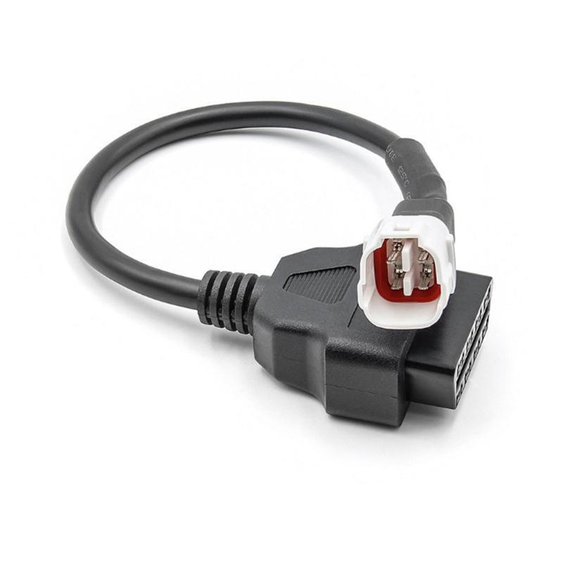 OBD Connector Universal Scanner For Yamaha-Motorbike 4 P Adapter Converter Cable