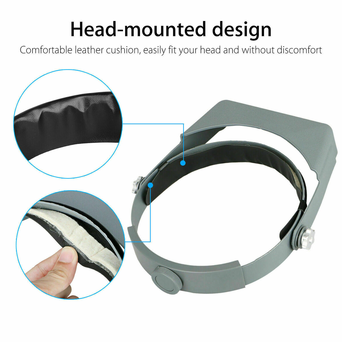 Reading Lens Jewelry Repair Loupe Magnifying Glasses With 4 Lenses Magnifier