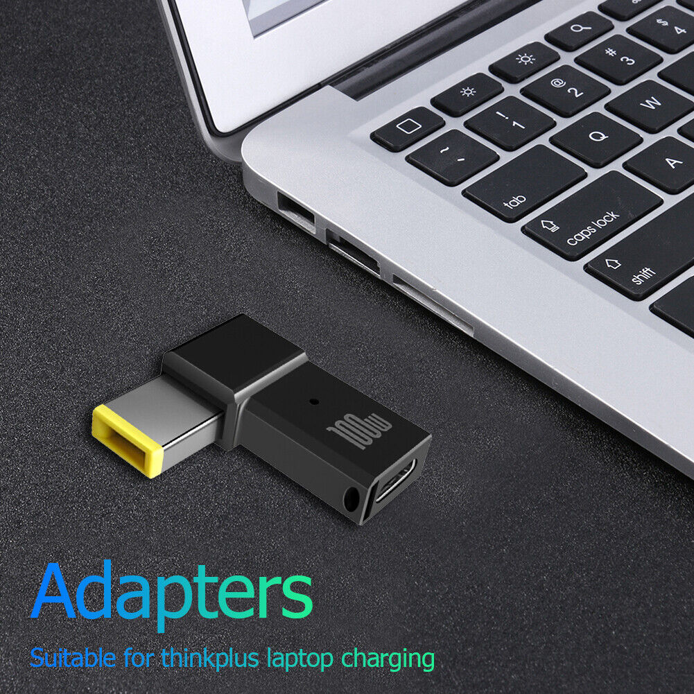 Type C Female to Male PD 100W Fast Charging Adapter for Lenovo Thinkplus PC
