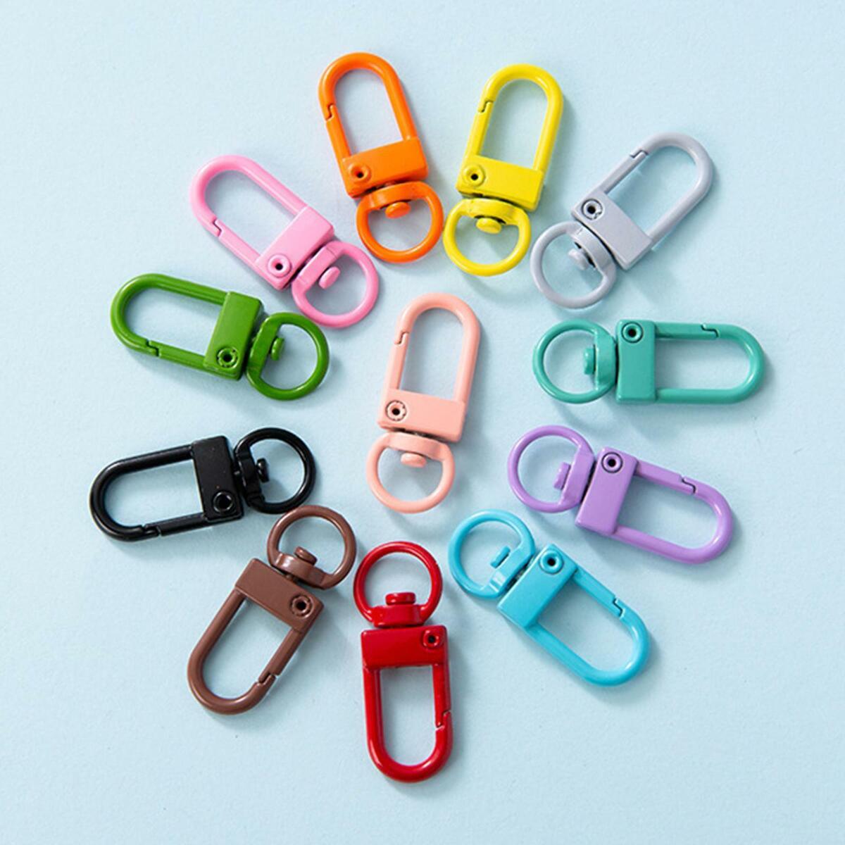 50x  Claw Clasps  for DIY Jewelry Findings Keychain Bags Craft