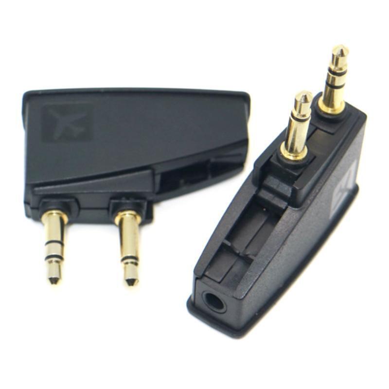 Airline Travel Headphone Plug Audio Adapters Converter for QC45 QC35 QC3 QC25