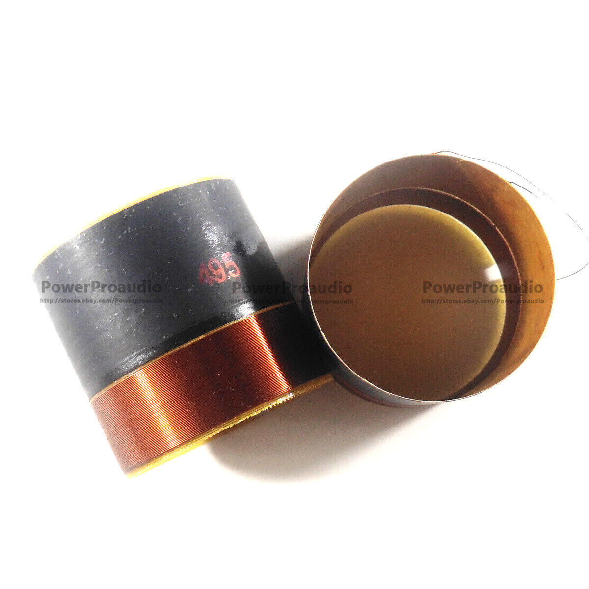 2 pcs Voice Coil 49.5mm Glass fiber woofer loudspeaker 8 Ohm In/Out 2Layers